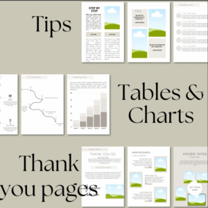 Canva eBook Template, Course WorkBook Template